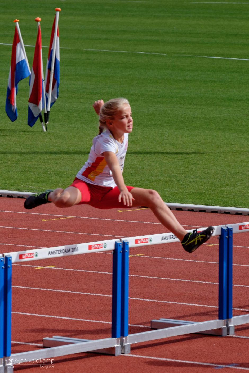 Lotte in actie op de 60mh